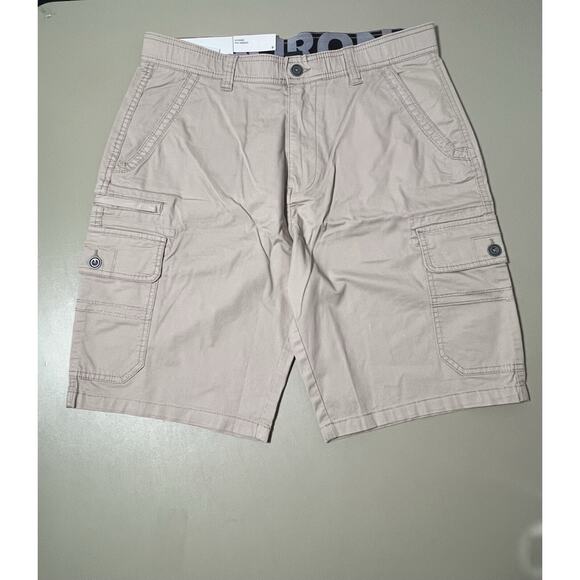 Iron Co. Stretch Cargo Short Men’s Size 34 Vintage Wheat - Picture 3 of 10